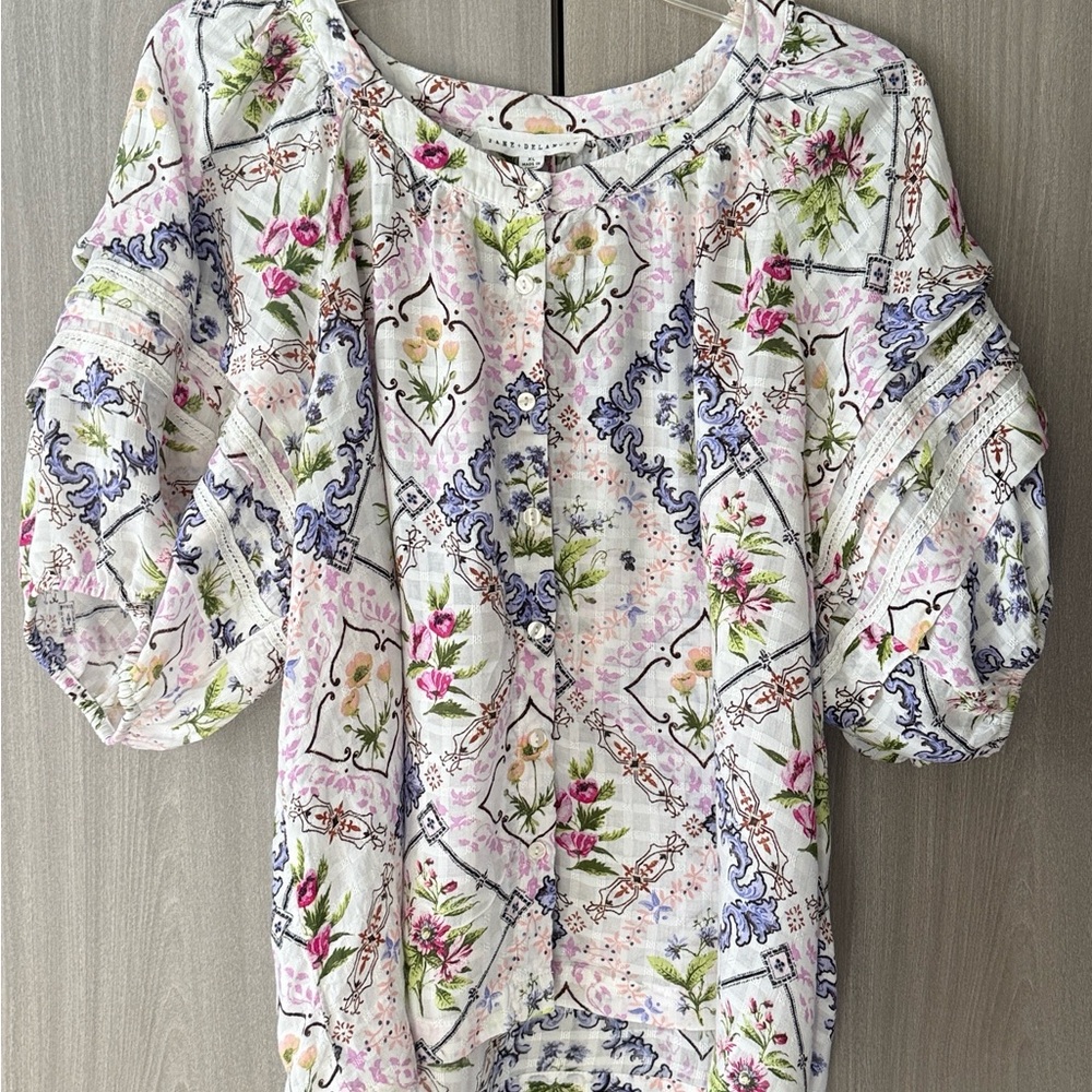 Jane & Delancey Floral Patterned Women's Top